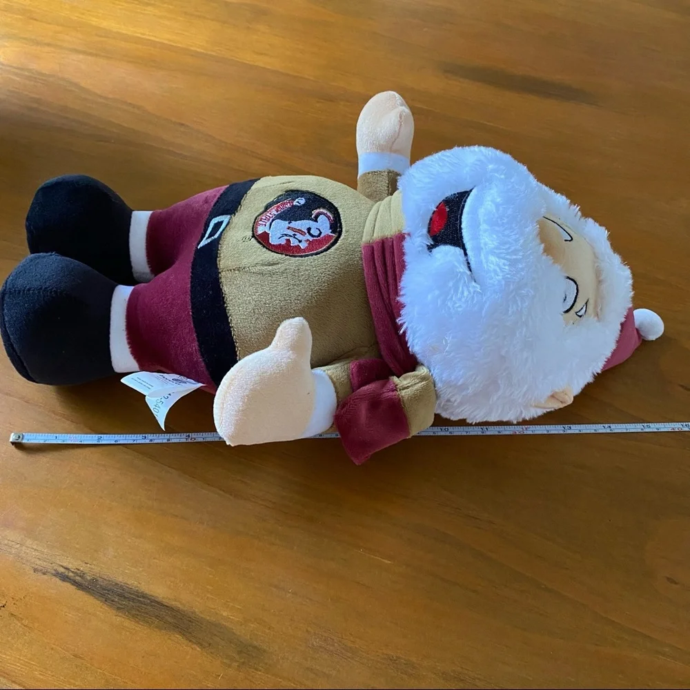 Forever Collectibles FSU Santa Gnome‎ Plush Florida State University